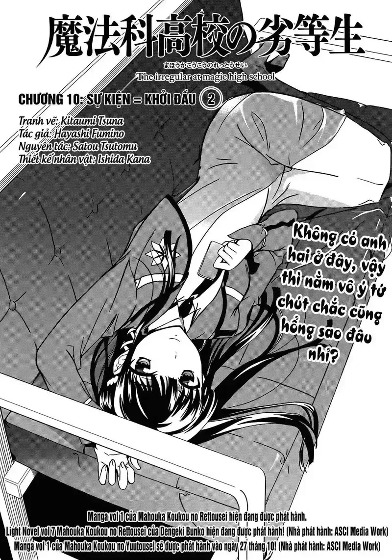 đọc truyện Mahouka Koukou No Rettousei Chương 11 ảnh 3 tại Giả Dược