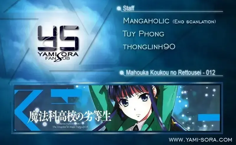đọc truyện Mahouka Koukou No Rettousei Chương 12 ảnh 1 tại Giả Dược