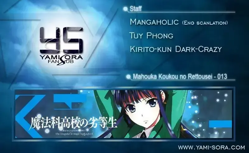 đọc truyện Mahouka Koukou No Rettousei Chương 13 ảnh 1 tại Giả Dược