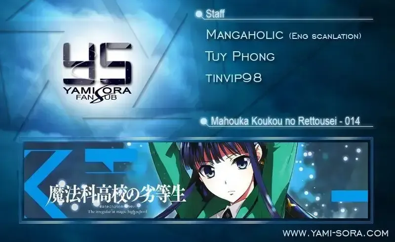 đọc truyện Mahouka Koukou No Rettousei Chương 14 ảnh 1 tại Giả Dược