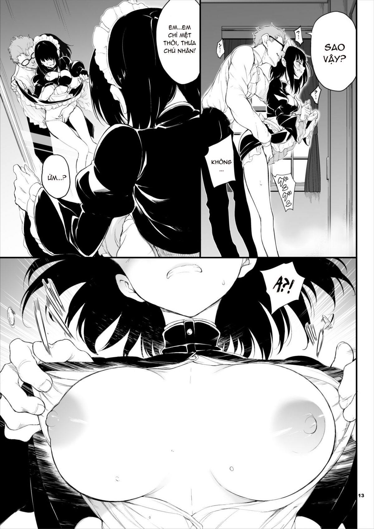 đọc truyện Maid Kyouiku -botsuraku Kizoku Rurikawa Tsubaki Chương 1 ảnh 13 tại Truyện Dạ Ký