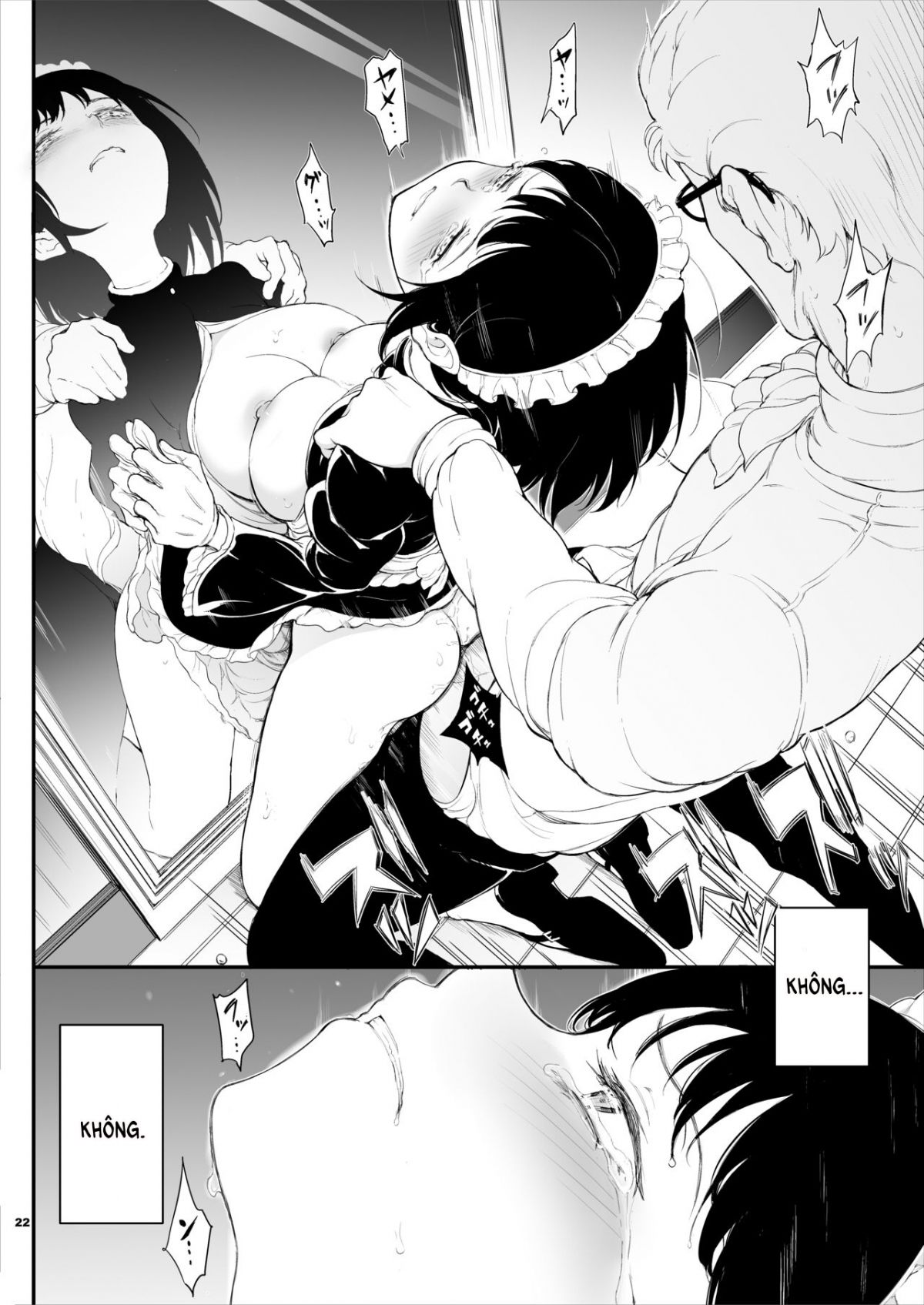 đọc truyện Maid Kyouiku -botsuraku Kizoku Rurikawa Tsubaki Chương 1 ảnh 22 tại Truyện Dạ Ký