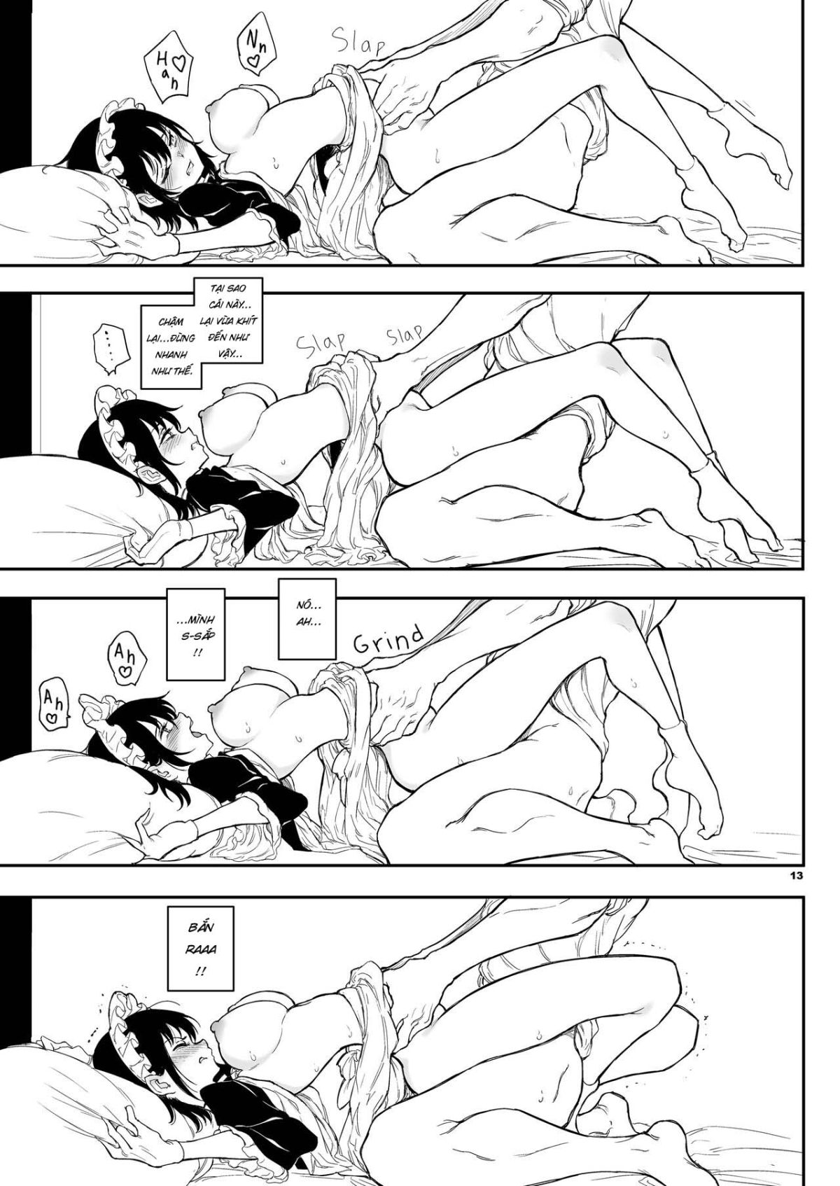 đọc truyện Maid Kyouiku -botsuraku Kizoku Rurikawa Tsubaki Chương 4 ảnh 13 tại Truyện Dạ Ký