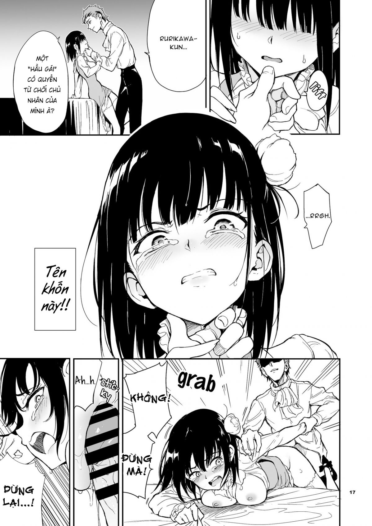 đọc truyện Maid Kyouiku -botsuraku Kizoku Rurikawa Tsubaki Chương 5 ảnh 18 tại Truyện Dạ Ký