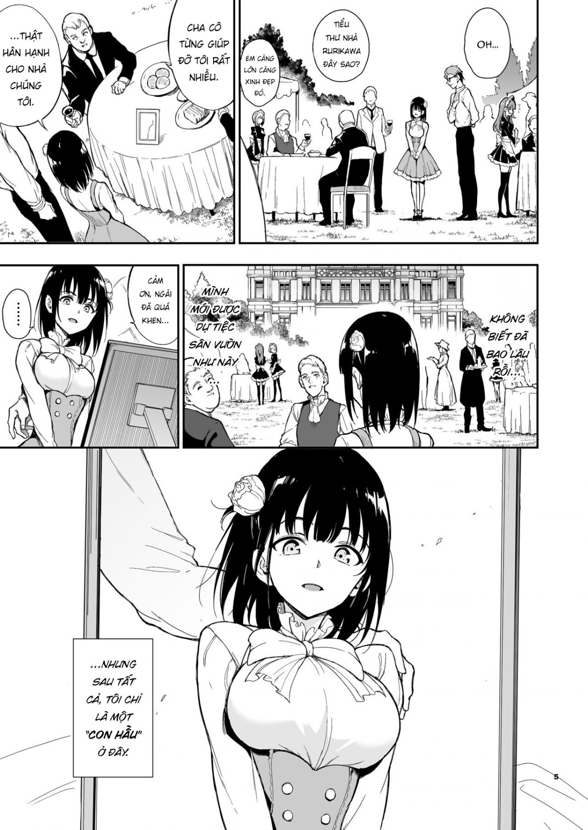 đọc truyện Maid Kyouiku -botsuraku Kizoku Rurikawa Tsubaki Chương 5 ảnh 6 tại Truyện Dạ Ký