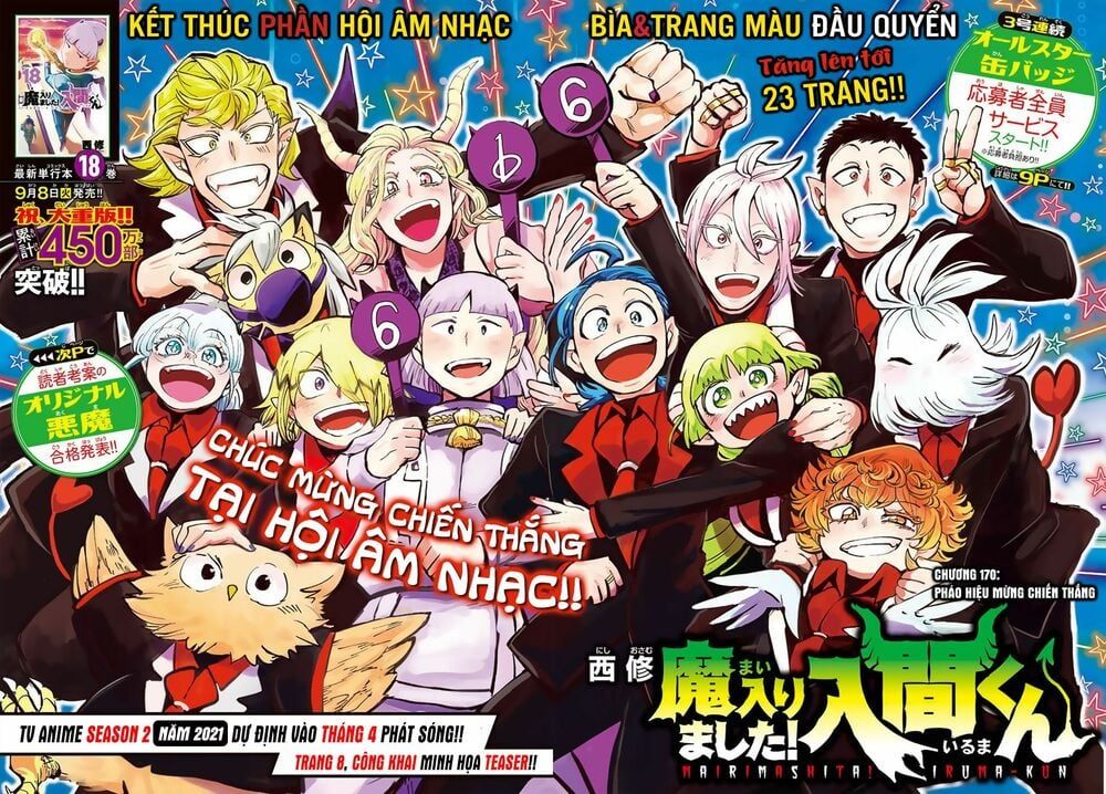 đọc truyện Mairimashita! Iruma-kun Chương 170 ảnh 7 tại Thiên Thai Truyện