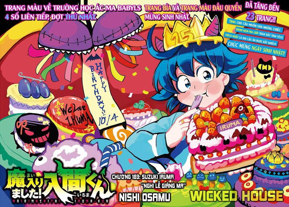 đọc truyện Mairimashita! Iruma-kun Chương 183 ảnh 7 tại Thiên Thai Truyện