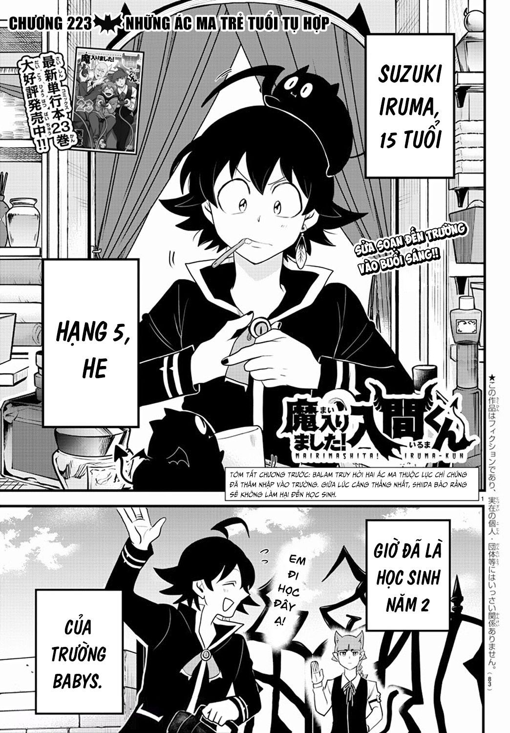 đọc truyện Mairimashita! Iruma-kun Chương 223 ảnh 5 tại Thiên Thai Truyện