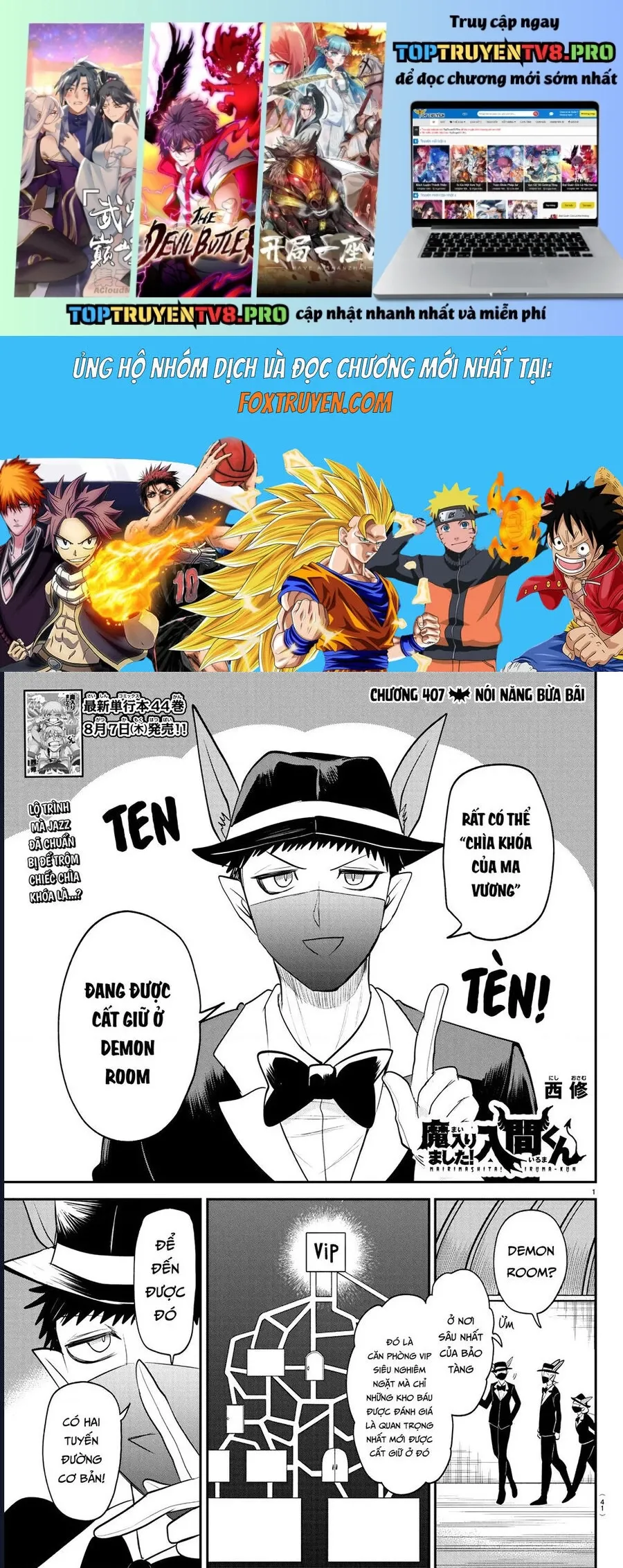 đọc truyện Mairimashita! Iruma-kun Chương 407 ảnh 3 tại Thiên Thai Truyện