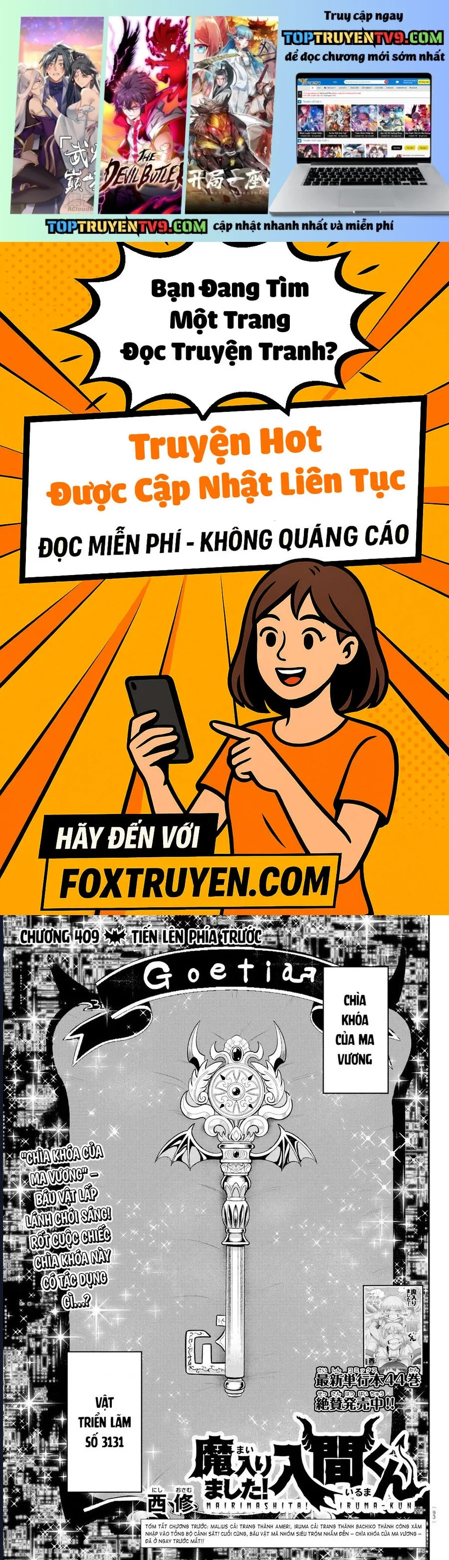 đọc truyện Mairimashita! Iruma-kun Chương 409 ảnh 3 tại Thiên Thai Truyện