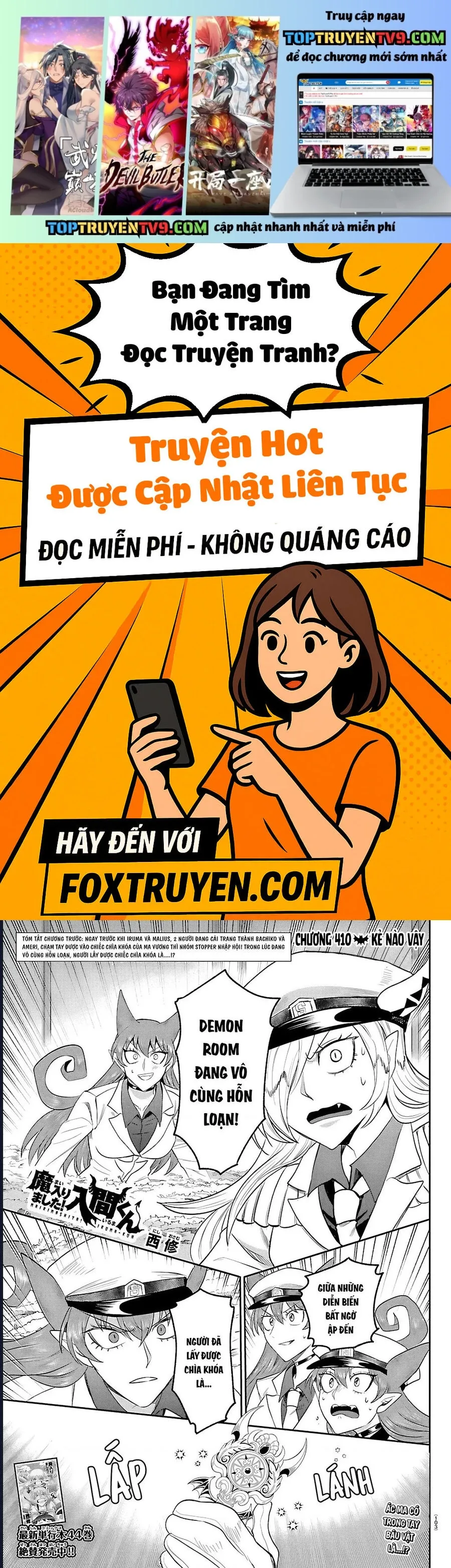 đọc truyện Mairimashita! Iruma-kun Chương 410 ảnh 3 tại Thiên Thai Truyện