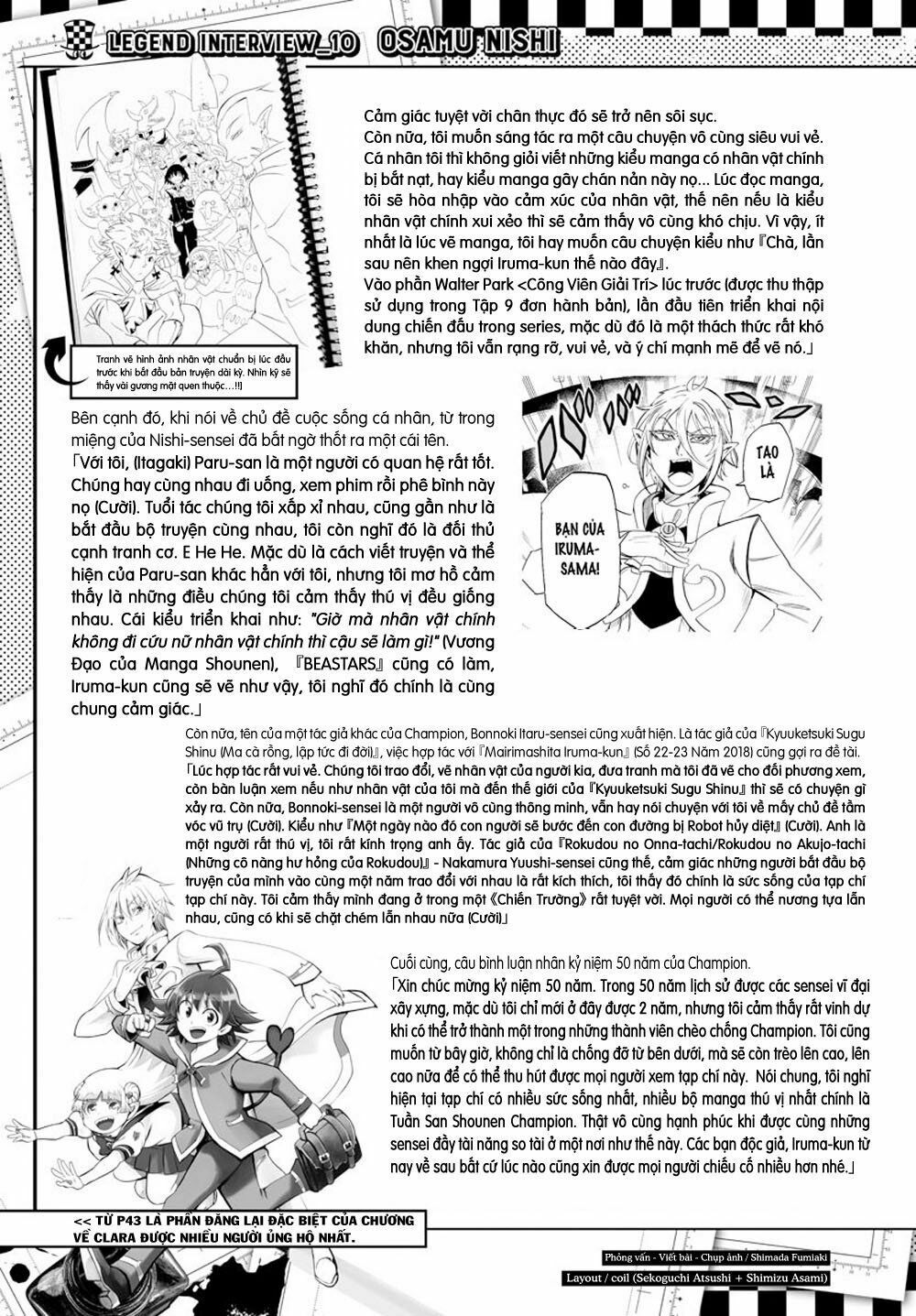 đọc truyện Mairimashita! Iruma-kun Chương 99.5 ảnh 9 tại Thiên Thai Truyện