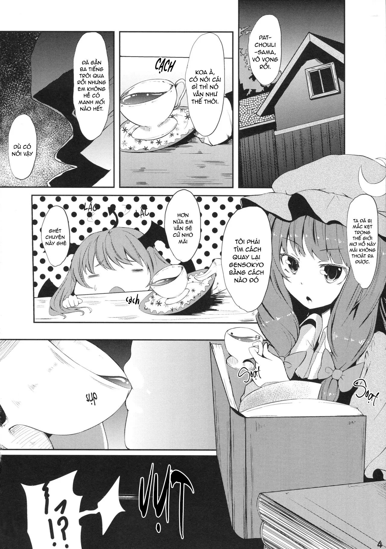 đọc truyện Majokko Patchouli-tan Shizuku Oneshot ảnh 3 tại Thiên Thai Truyện