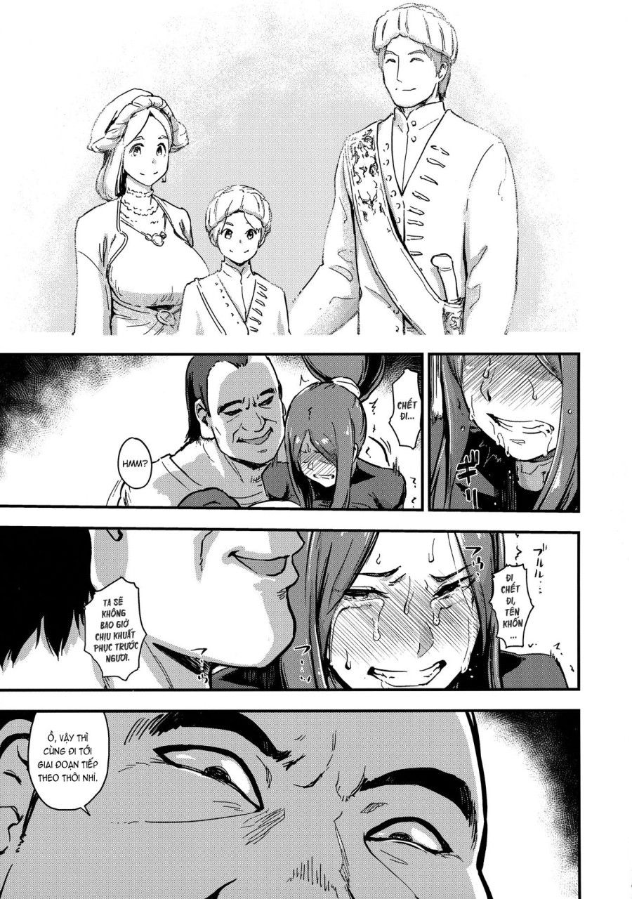 Majuu Teikoku Hishi Chuu Otto No Tame Ni Kairaku Goumon Ni Taeru Boukoku No Ouhi 2 Oneshot page 23 - Giả Dược