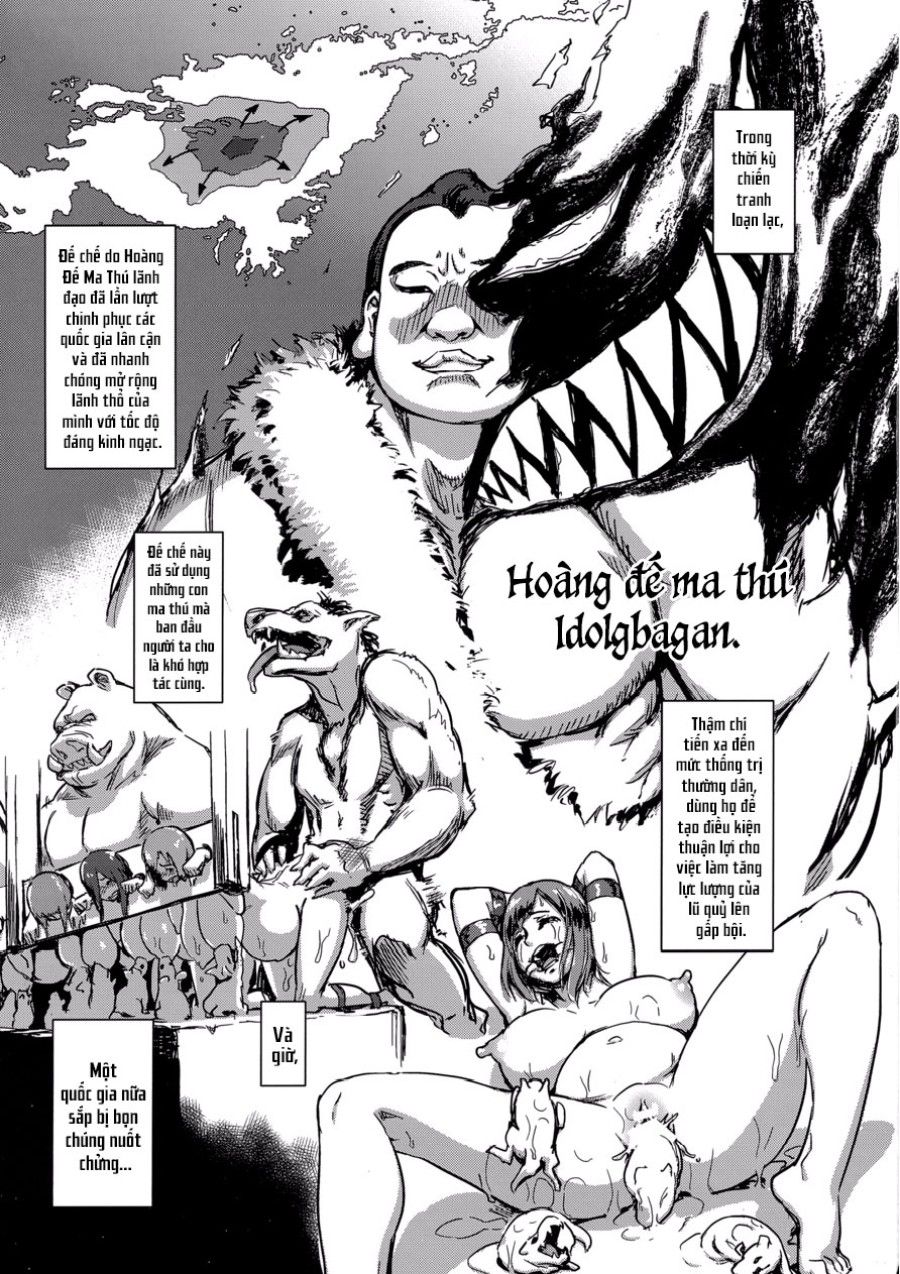 Majuu Teikoku Hishi Otto No Tame Ni Kairaku Goumon Ni Taeru Boukoku No Ouhi Oneshot page 4 - Giả Dược