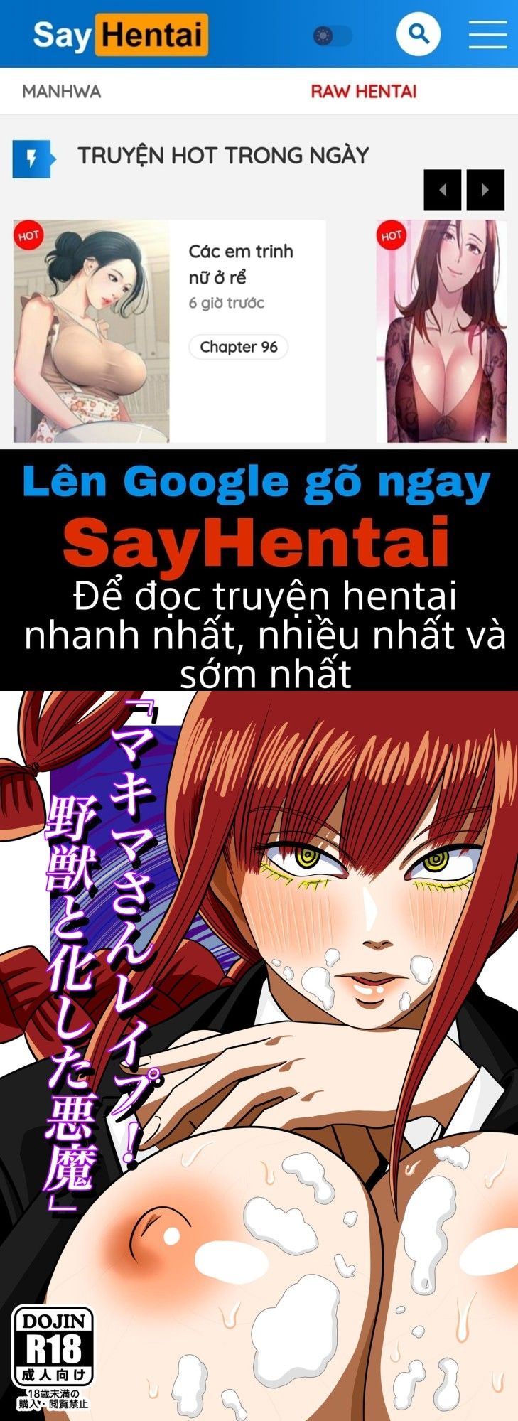 đọc truyện Makima-san Rape! Yajuu To Kashita Akuma Oneshot ảnh 1 tại Giả Dược