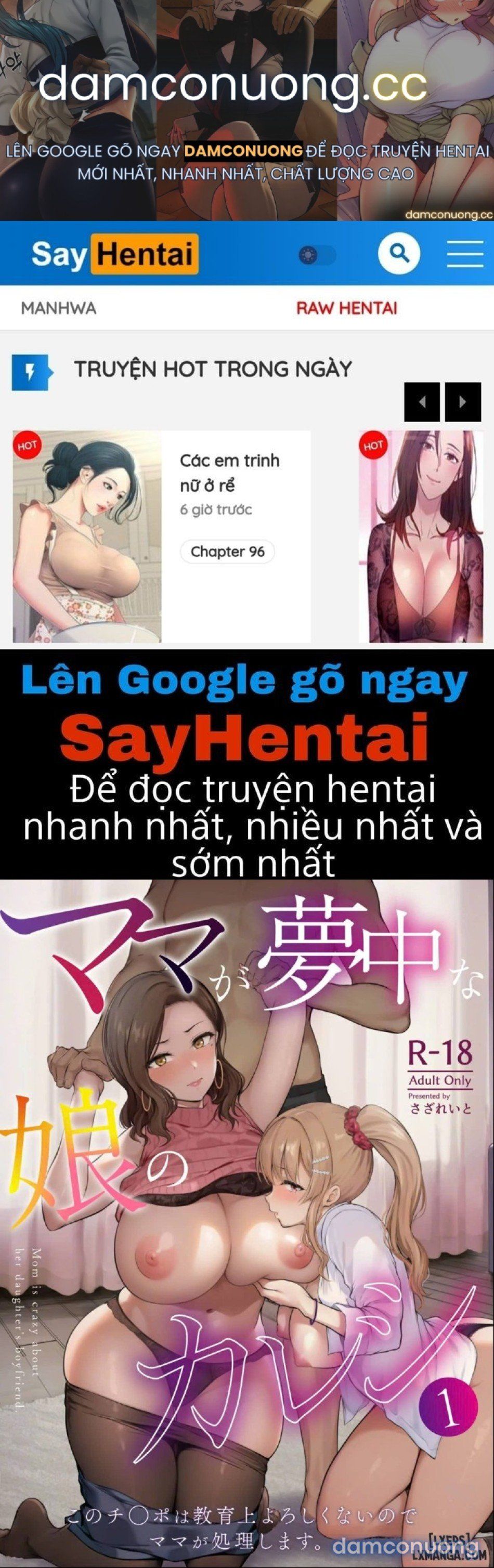 đọc truyện Mama Ga Muchuu Na Musume No Kareshi - Kono Chinpo Wa Kyouikujou Yoroshikunai Node Mam Chương 1 ảnh 2 tại Thiên Thai Truyện