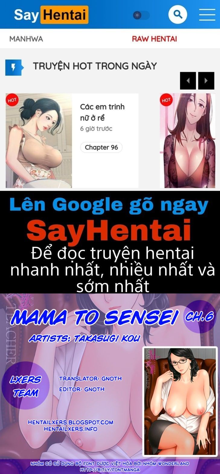 đọc truyện Mama To Sensei Chương 6 ảnh 1 tại Giả Dược