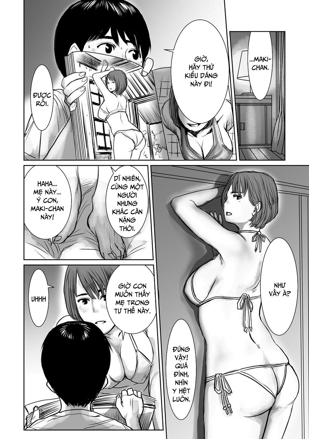 đọc truyện Mama Wa Moto Gradol Boku Wa Gaman Dekinai Oneshot ảnh 29 tại Giả Dược