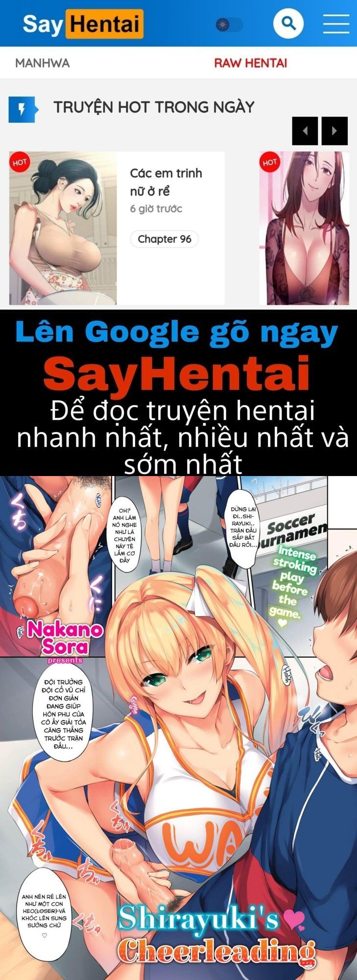 đọc truyện Màn Cổ Vũ Của Shirayuki Oneshot ảnh 1 tại Giả Dược