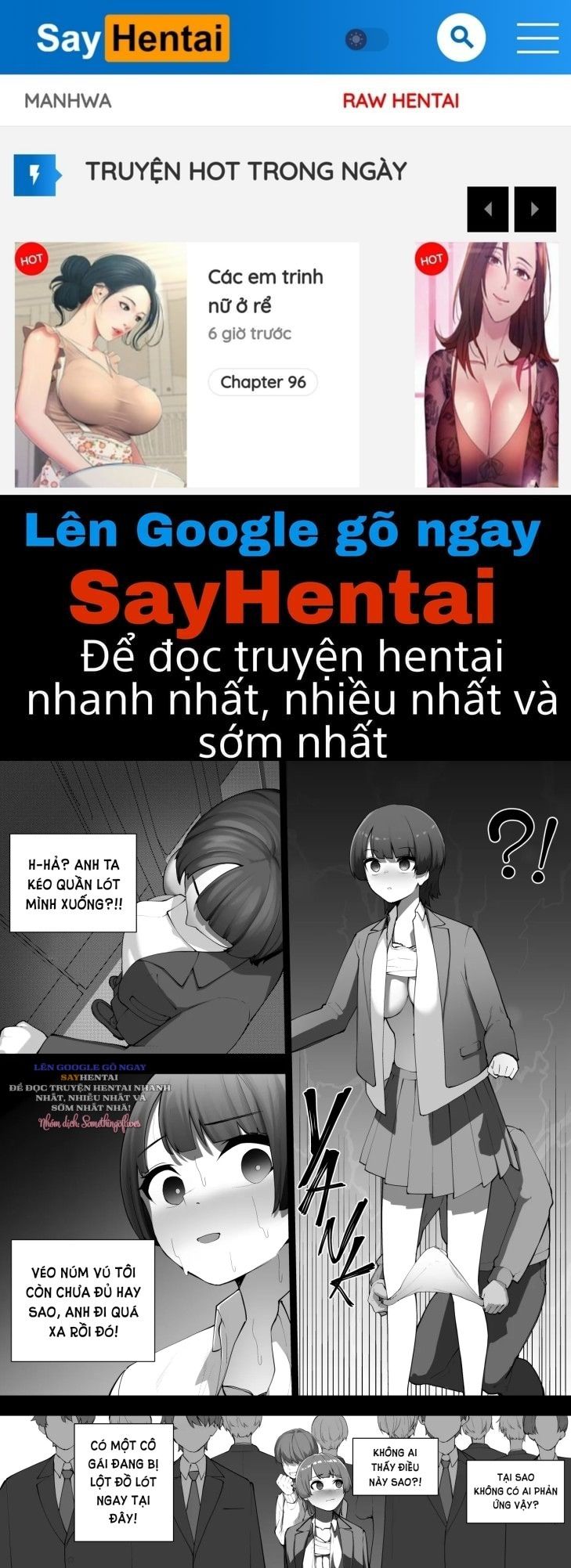 đọc truyện Manin Densha - Decensored - Oneshot Chương 2 ảnh 1 tại Giả Dược