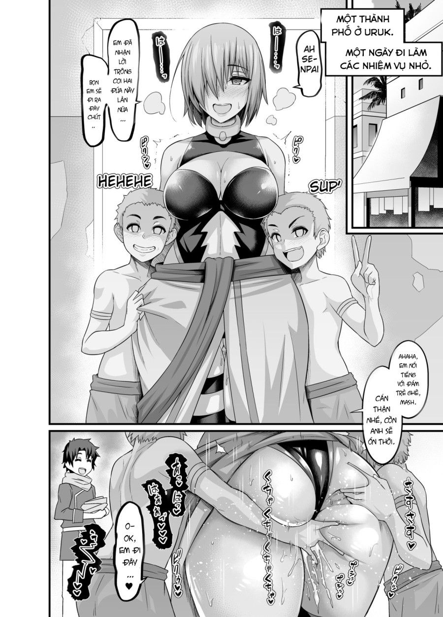 Mash, Uruk Nite Kusogaki No Komori Irai Wo Ukeru Oneshot page 2 - Giả Dược