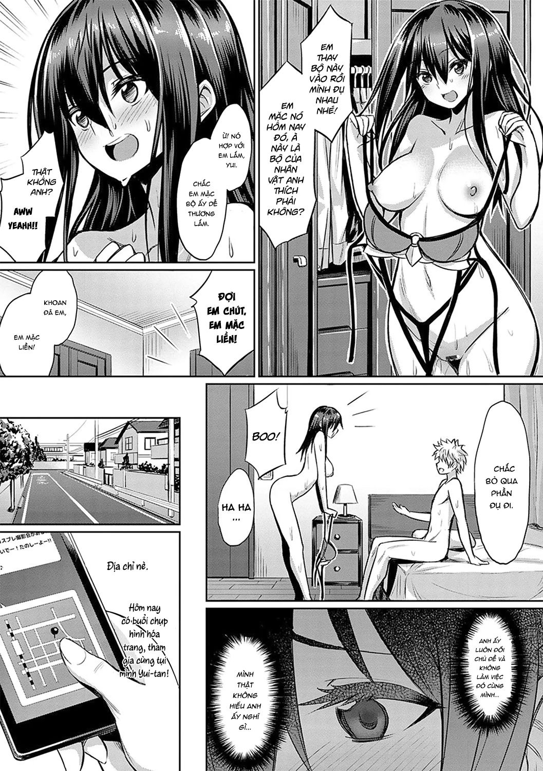 Mặt Trái Của Buổi Chụp Hình. Ngắm Nhìn Sự Dâm Đãng Của Em Đi Mà! Oneshot page 3 - Giả Dược