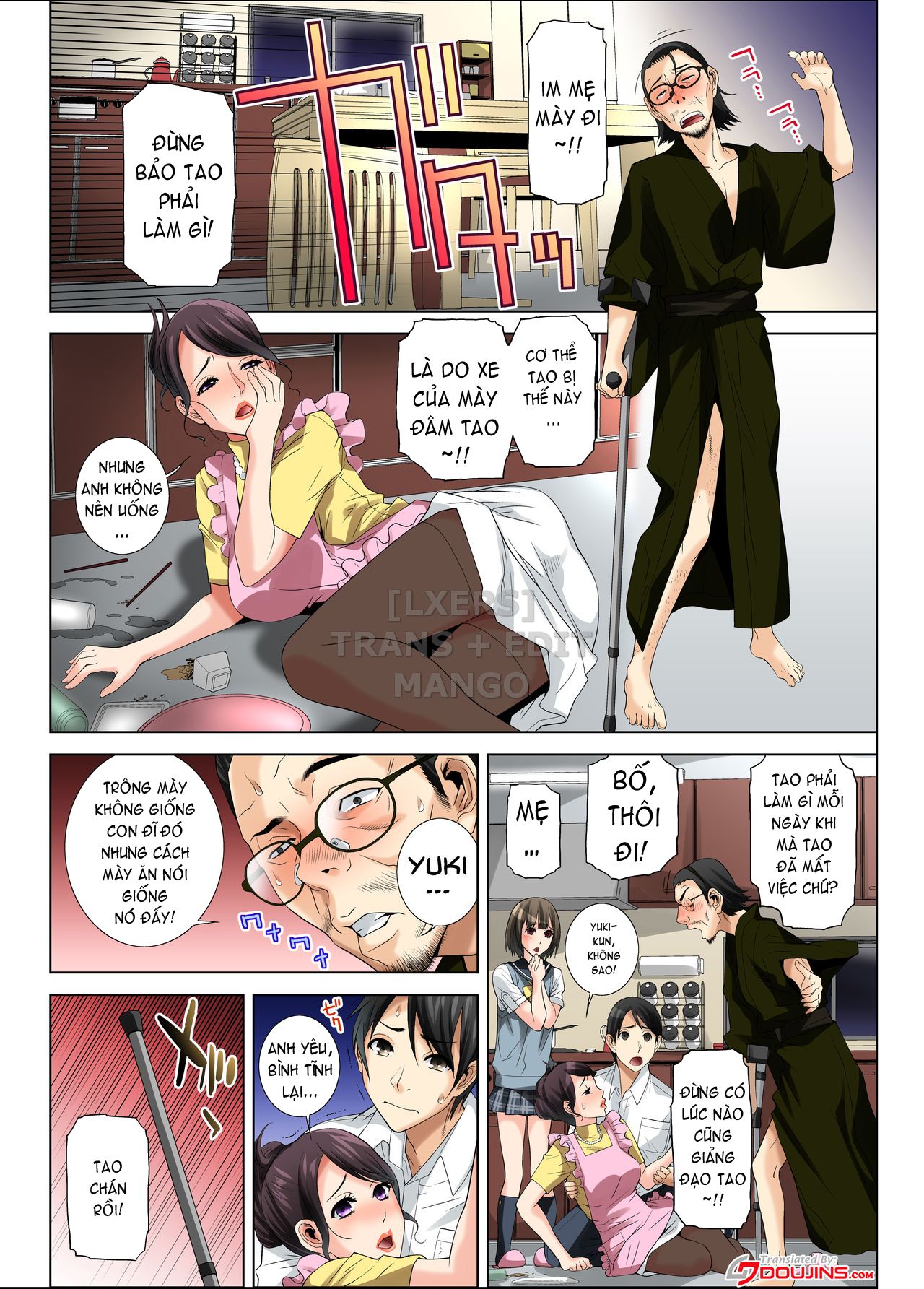 đọc truyện Matabiraki Haha Shimai Taisetsu A Osananajimi No Shimai Wa Ore No Kuzu Oyaji Ni Ana O Sasageru Oneshot ảnh 2 tại Giả Dược