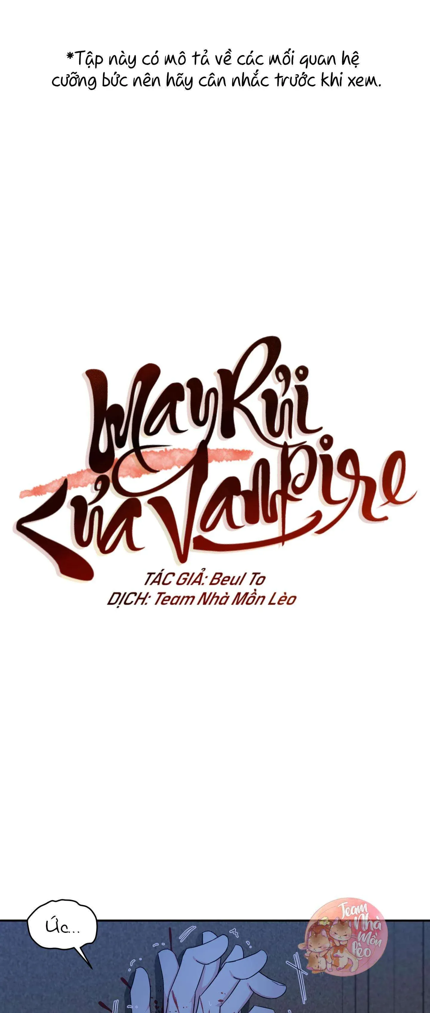 đọc truyện May Rủi Của Vampire Chương 36 ảnh 2 tại Thiên Thai Truyện