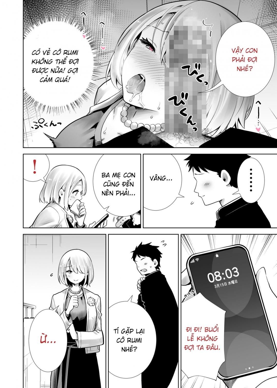 Mẹ Bạn Dự Lễ Tốt Nghiệp Của Tôi Oneshot page 10 - Giả Dược