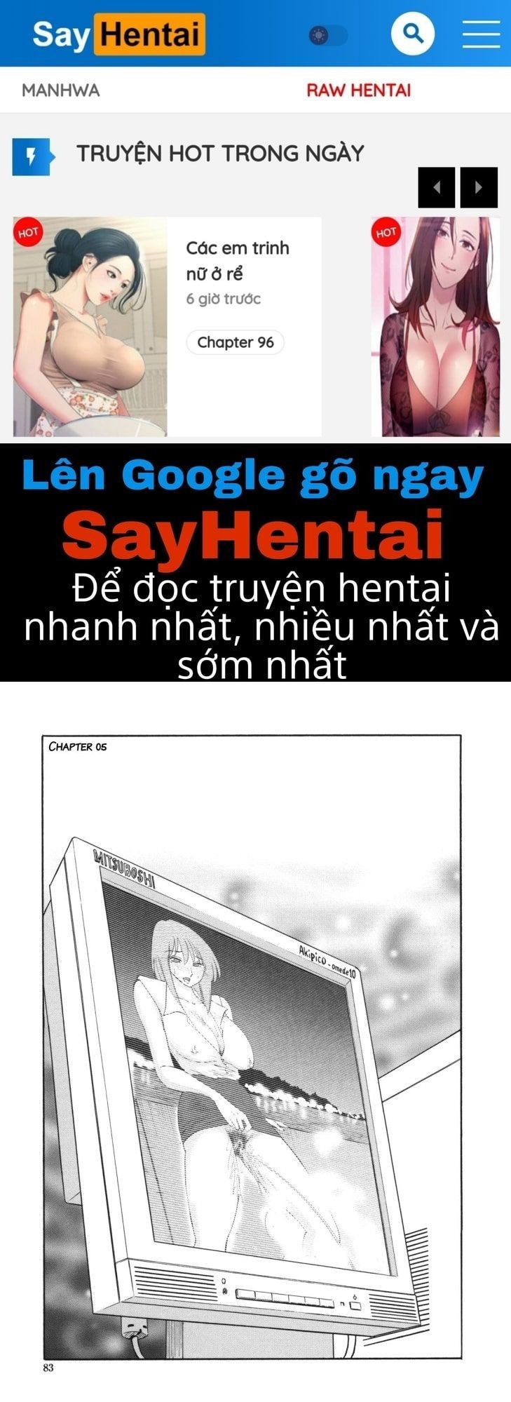 đọc truyện Mẹ, Bạn Mẹ Và Cô Giáo, Những Tình Yêu To Bự Của Tôi Chương 5 ảnh 1 tại Thiên Thai Truyện