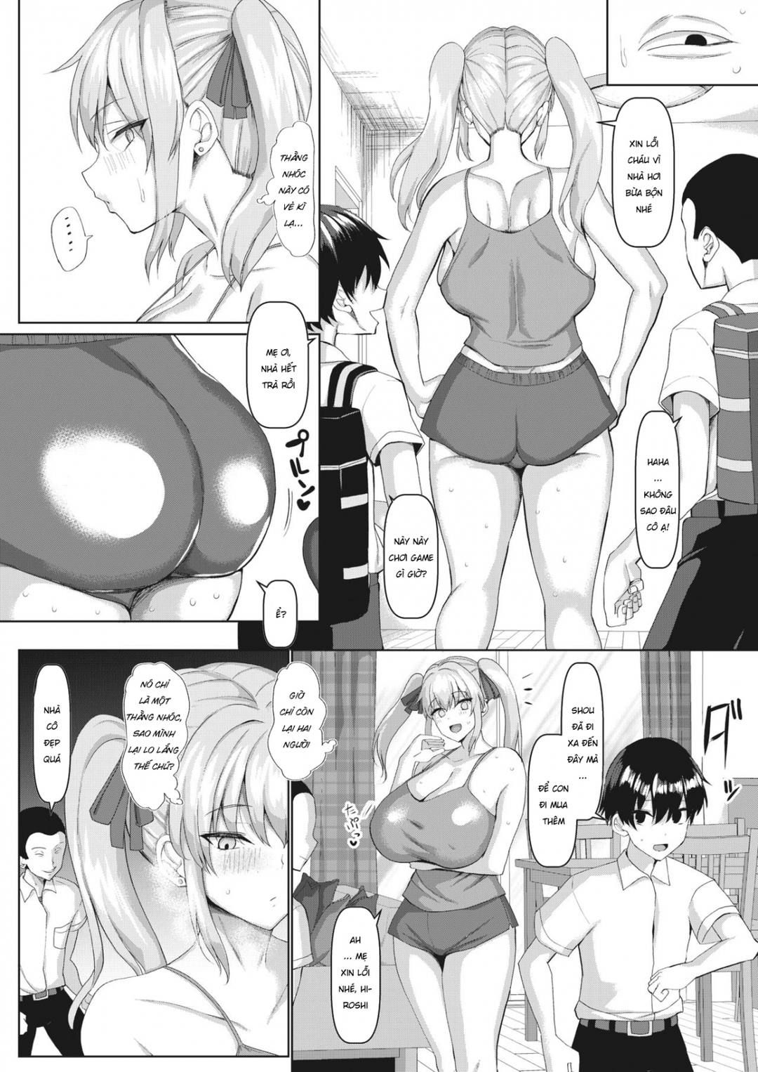 (mẹ Bạn) Muchimuchi Mama Bundori Daisakusen Oneshot page 4 - Giả Dược