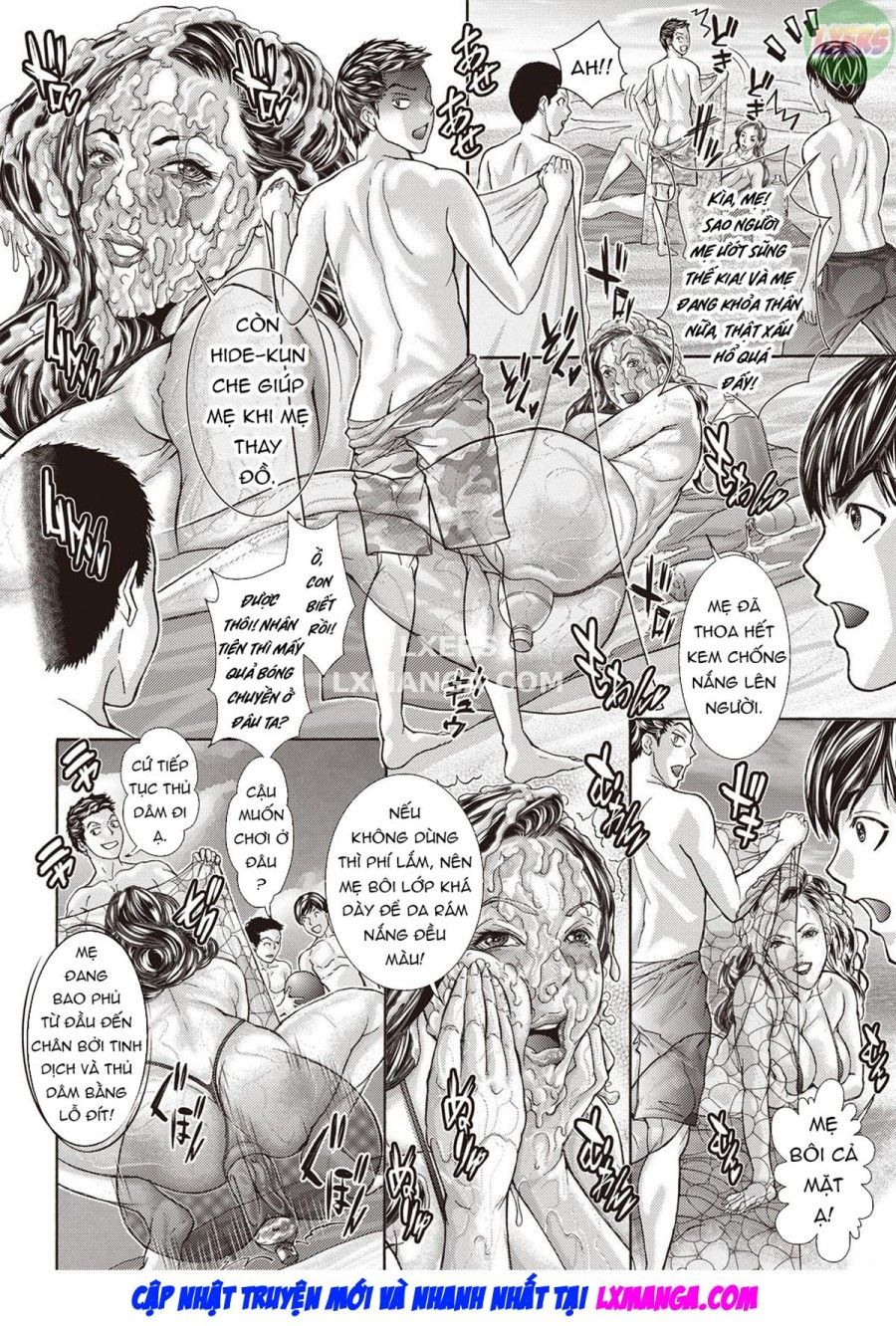 Mẹ Của Bạn Tôi Ở Bãi Biển Oneshot page 17 - Giả Dược