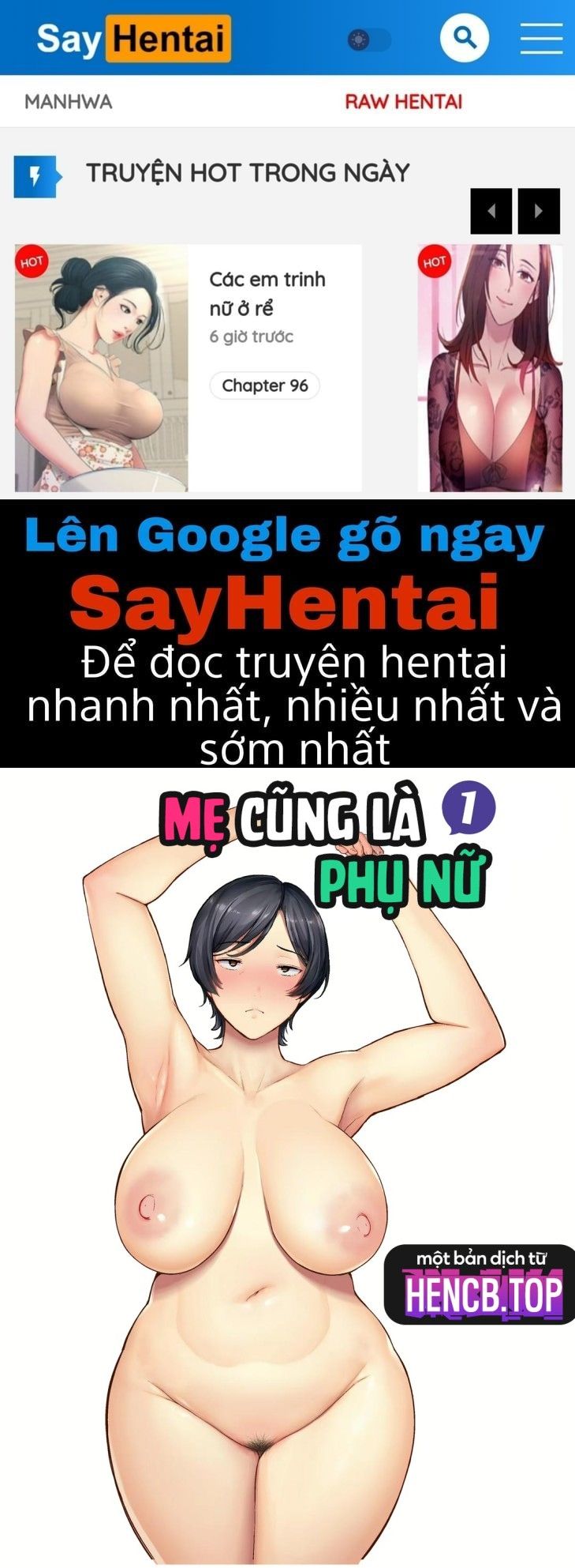 đọc truyện Mẹ Cũng Là Phụ Nữ Chương 1 ảnh 1 tại Truyện Dạ Ký