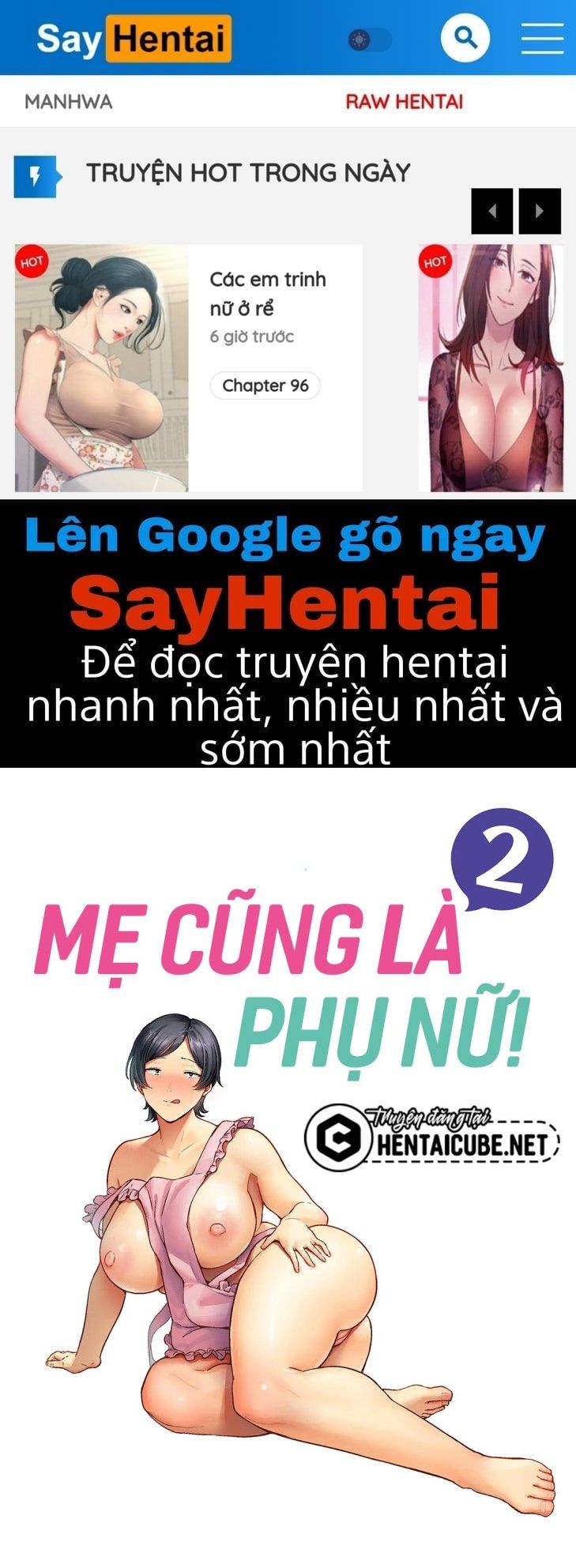 đọc truyện Mẹ Cũng Là Phụ Nữ Chương 2 ảnh 1 tại Truyện Dạ Ký