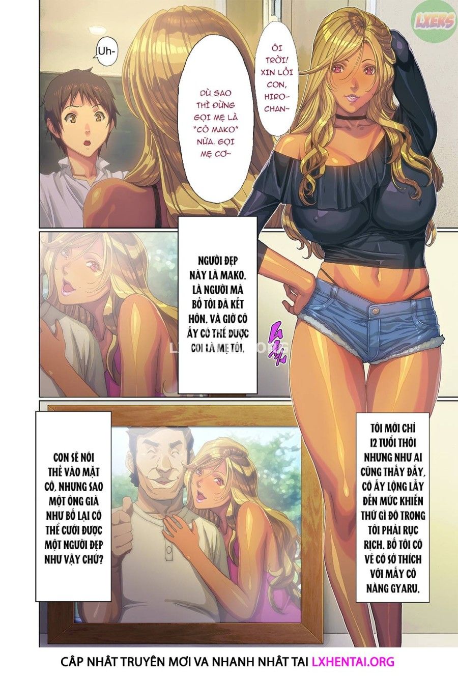 Mẹ Gyaru Xuất Hiện Ở Nhà Tôi!! Chương 1 page 7 - Giả Dược