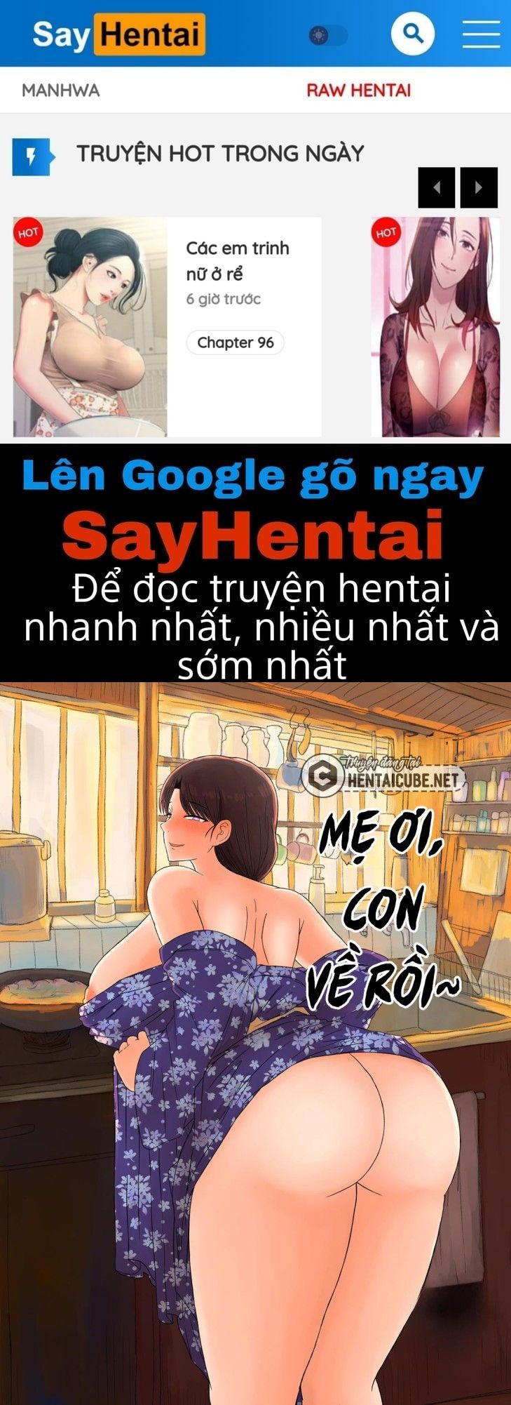 đọc truyện Mẹ Ơi, Con Về Rồi! Oneshot ảnh 1 tại Thiên Thai Truyện
