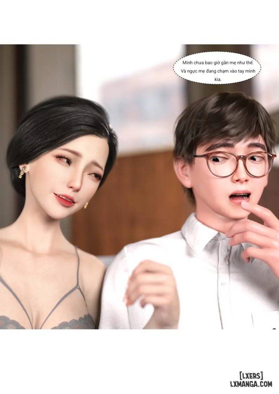 đọc truyện Mẹ Tôi Bị Thằng Bạn Chơi. Chương 1.2 ảnh 17 tại Giả Dược
