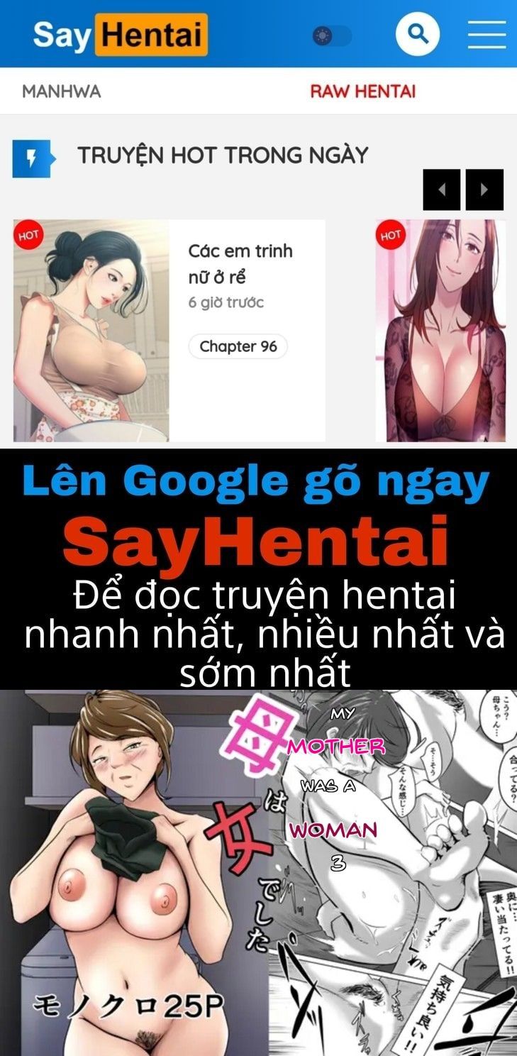 đọc truyện Mẹ Tôi Cũng Là Phụ Nữ Chương 3 ảnh 1 tại Truyện Dạ Ký