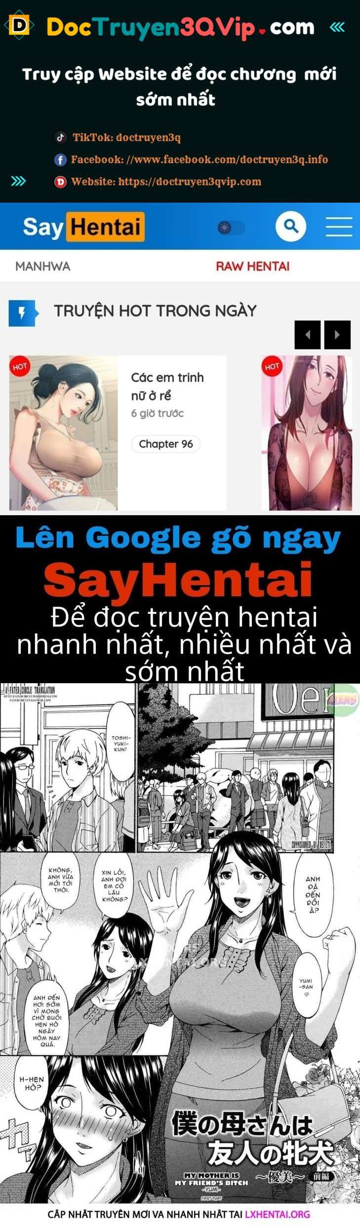 đọc truyện Mẹ Tôi Là Nô Lệ Của Thằng Bạn Tôi Chương 7 ảnh 1 tại Thiên Thai Truyện