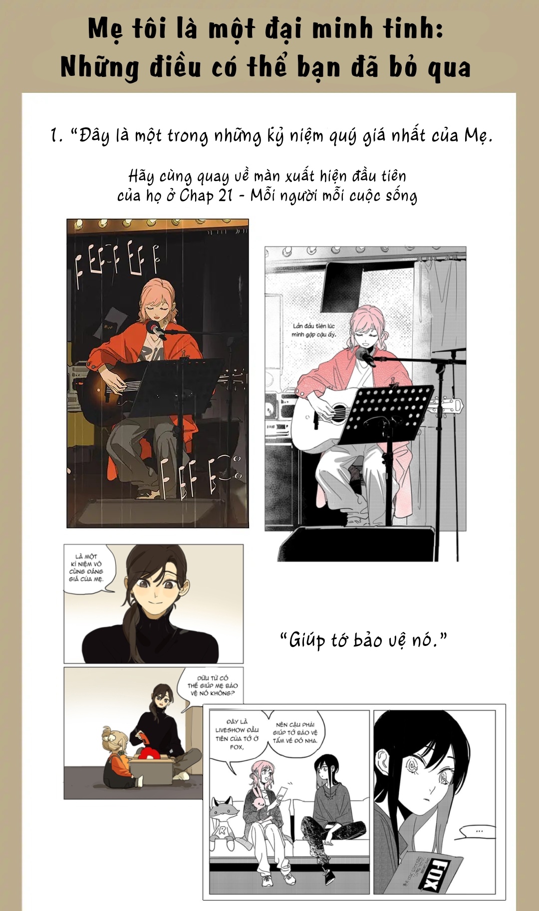 đọc truyện Mẹ Tôi Là Siêu Sao Chương 31 ảnh 2 tại Thiên Thai Truyện