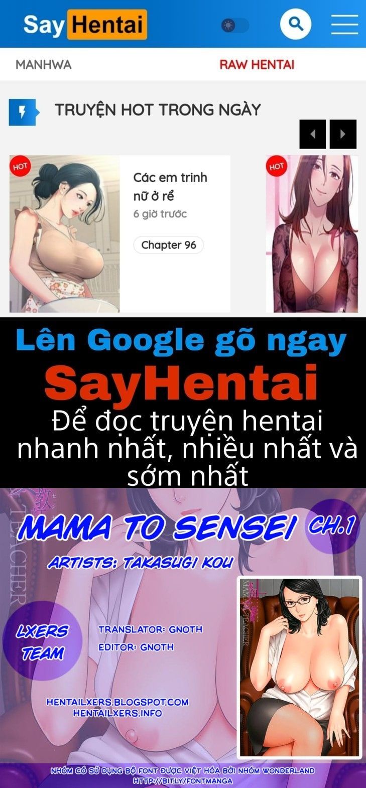 đọc truyện Mẹ Và Cô Giáo Dâm Loàn Chương 1 ảnh 1 tại Thiên Thai Truyện