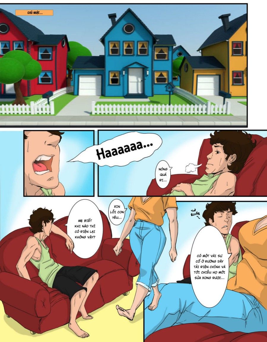 Mẹ Và Con Trai Vui Đùa Ở Bãi Biển Oneshot page 3 - Giả Dược