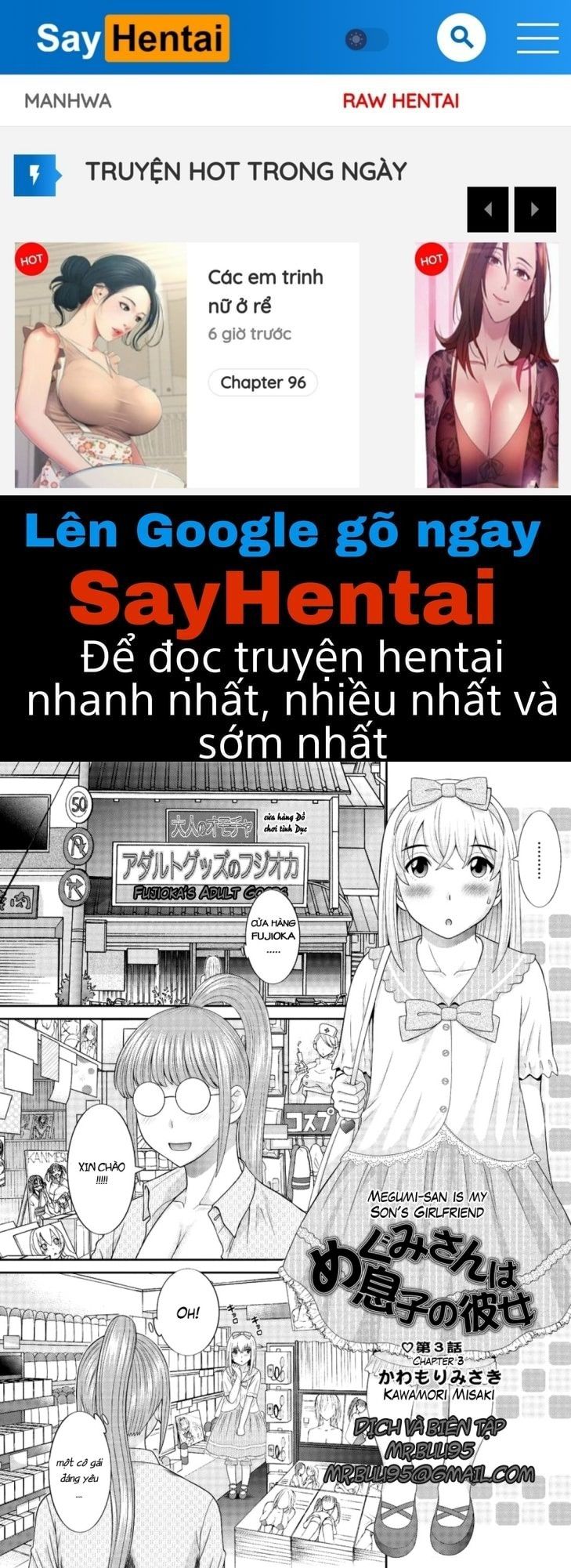 đọc truyện Megumi-san Is My Son