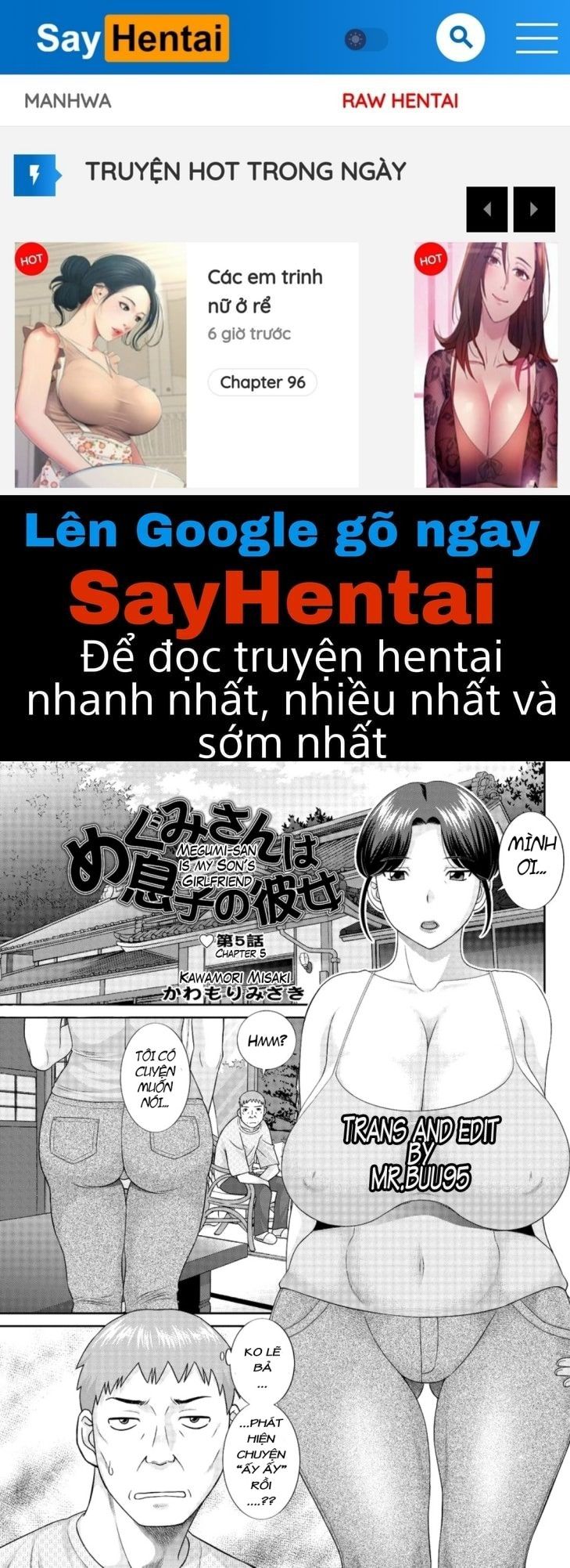 đọc truyện Megumi-san Is My Son