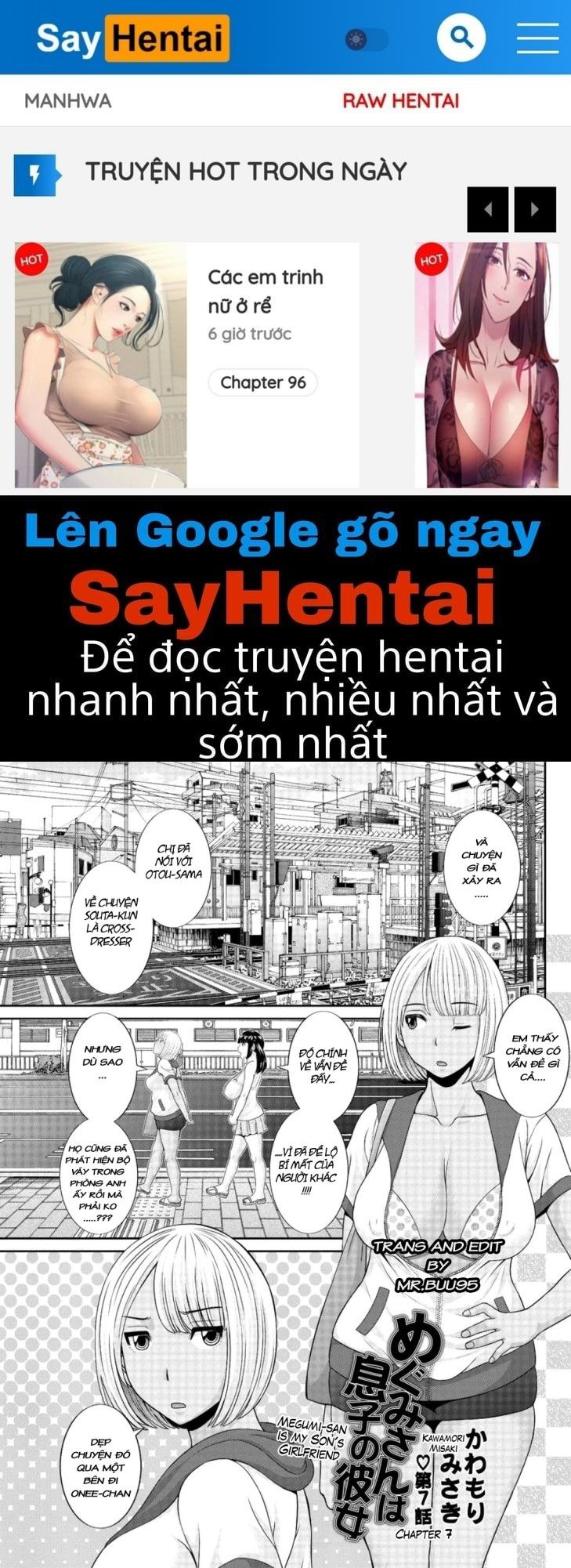 đọc truyện Megumi-san Is My Son