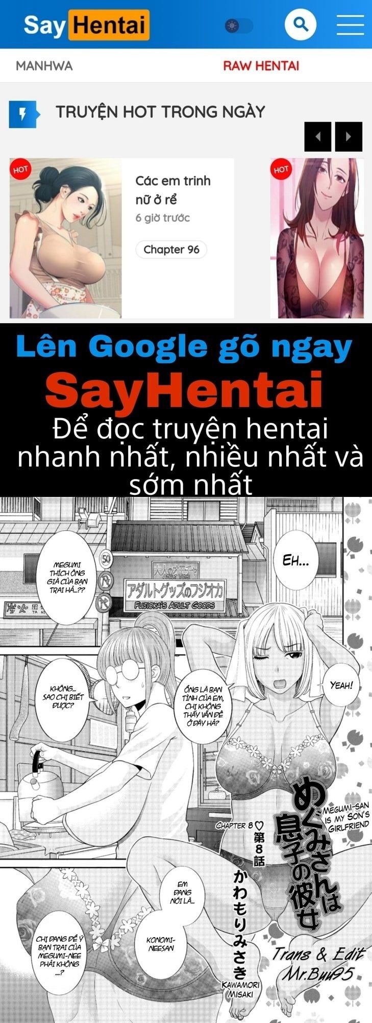 đọc truyện Megumi-san Is My Son