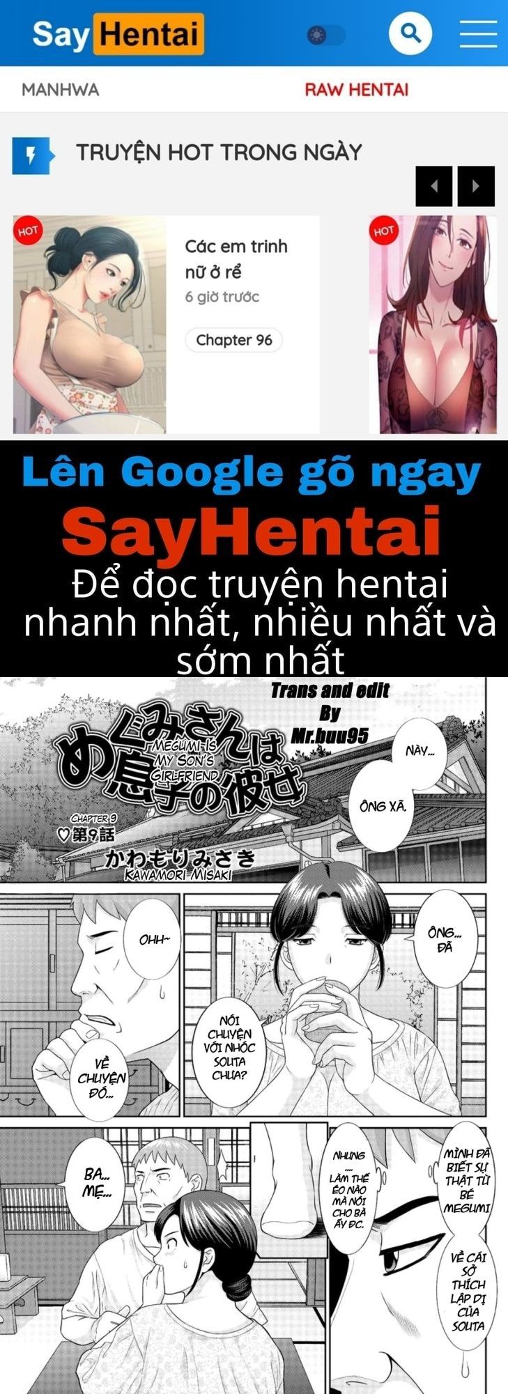 đọc truyện Megumi-san Is My Son