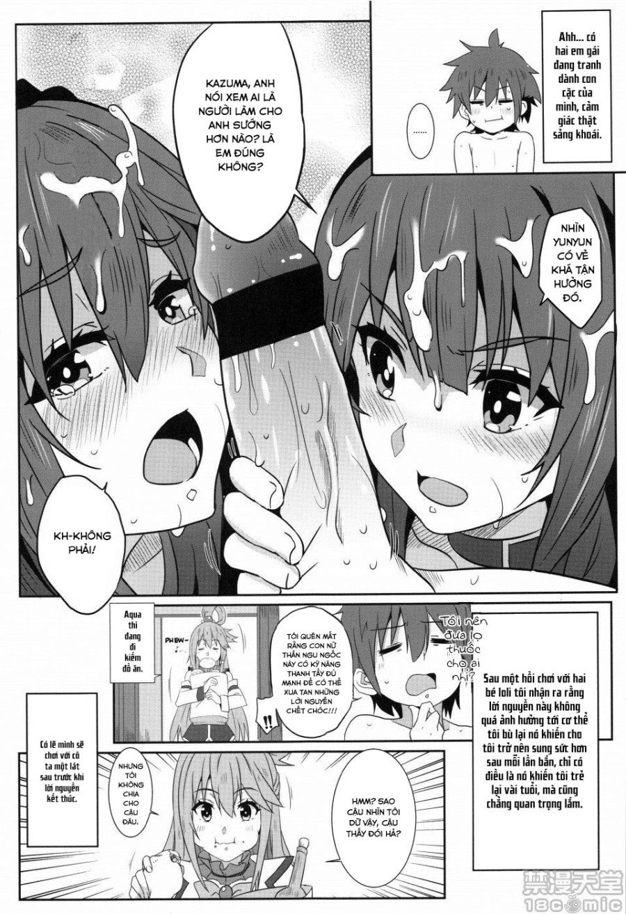 Megumin Ni Kareina Shasei O! 2 (kono Subarashii Sekai Ni Syukufuku O!) Oneshot page 18 - Giả Dược