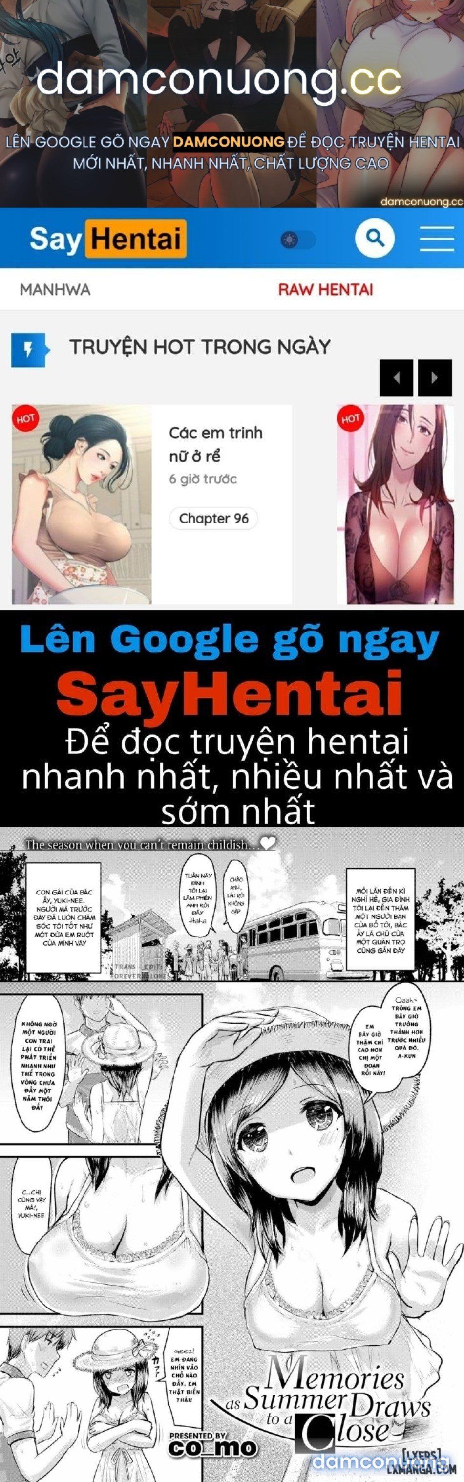 đọc truyện Memories As Summer Draws To A Close Chương 1 ảnh 2 tại Thiên Thai Truyện